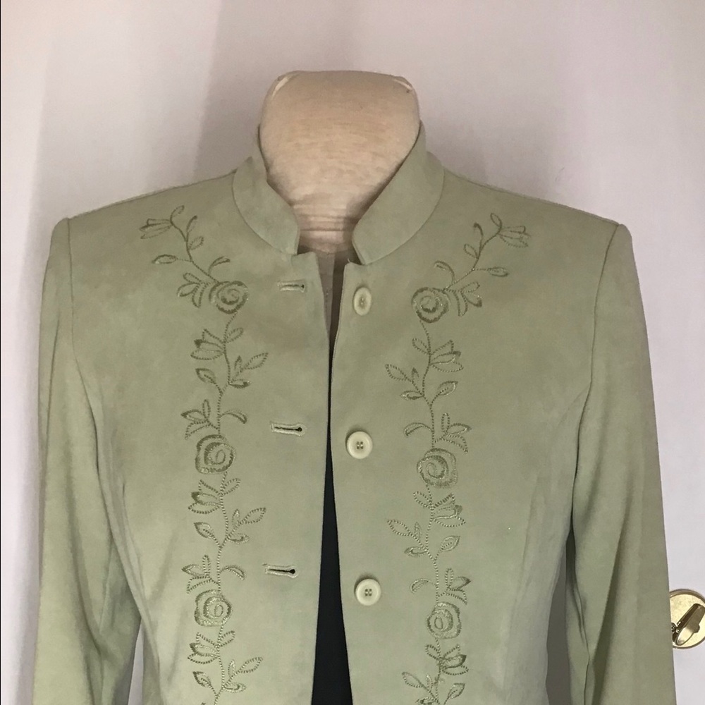 Norton McNaughton Micro Suede Embr’d Jacket